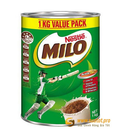 Bột Milo Úc mùi vị thơm ngon, thích hợp cho mọi lứa tuổi